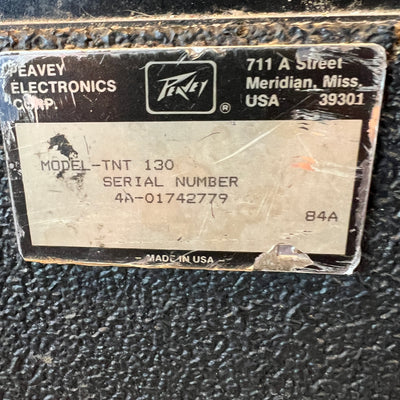 Peavey TNT 130 Bass Combo AS-IS PARTS OR REPAIR