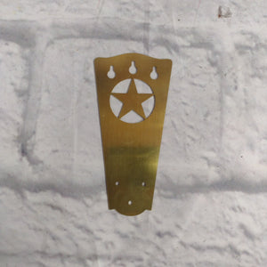 CB Gitty Cigar Box Guitar Brass Tailpiece