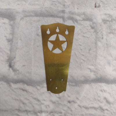 CB Gitty Cigar Box Guitar Brass Tailpiece