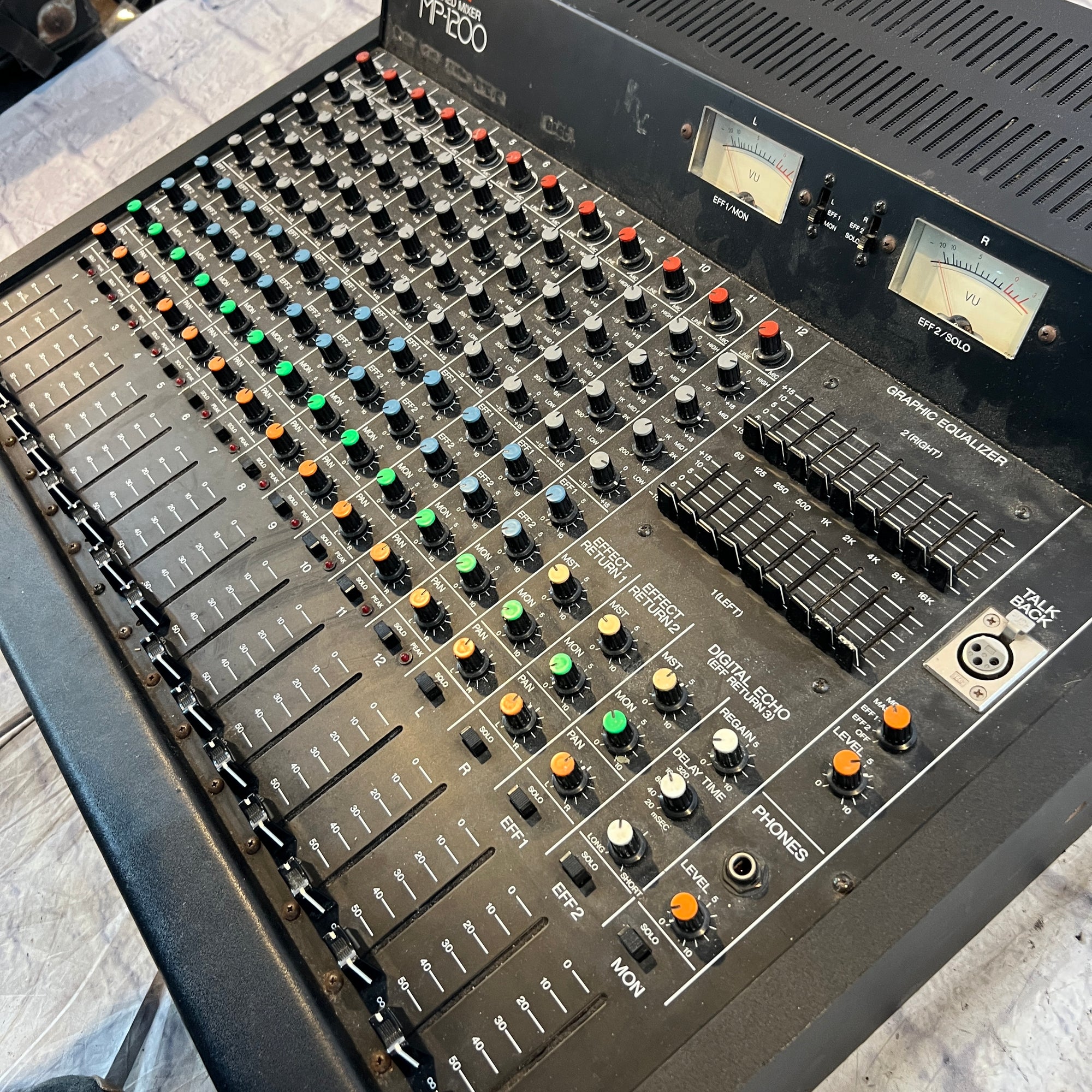 Fostex MP-1200 Vintage Powered 12 Channel Mixer