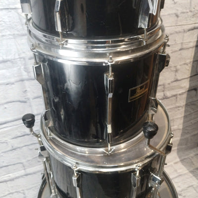 Pearl Export Black Drum Kit and Rack 12 13 16 22