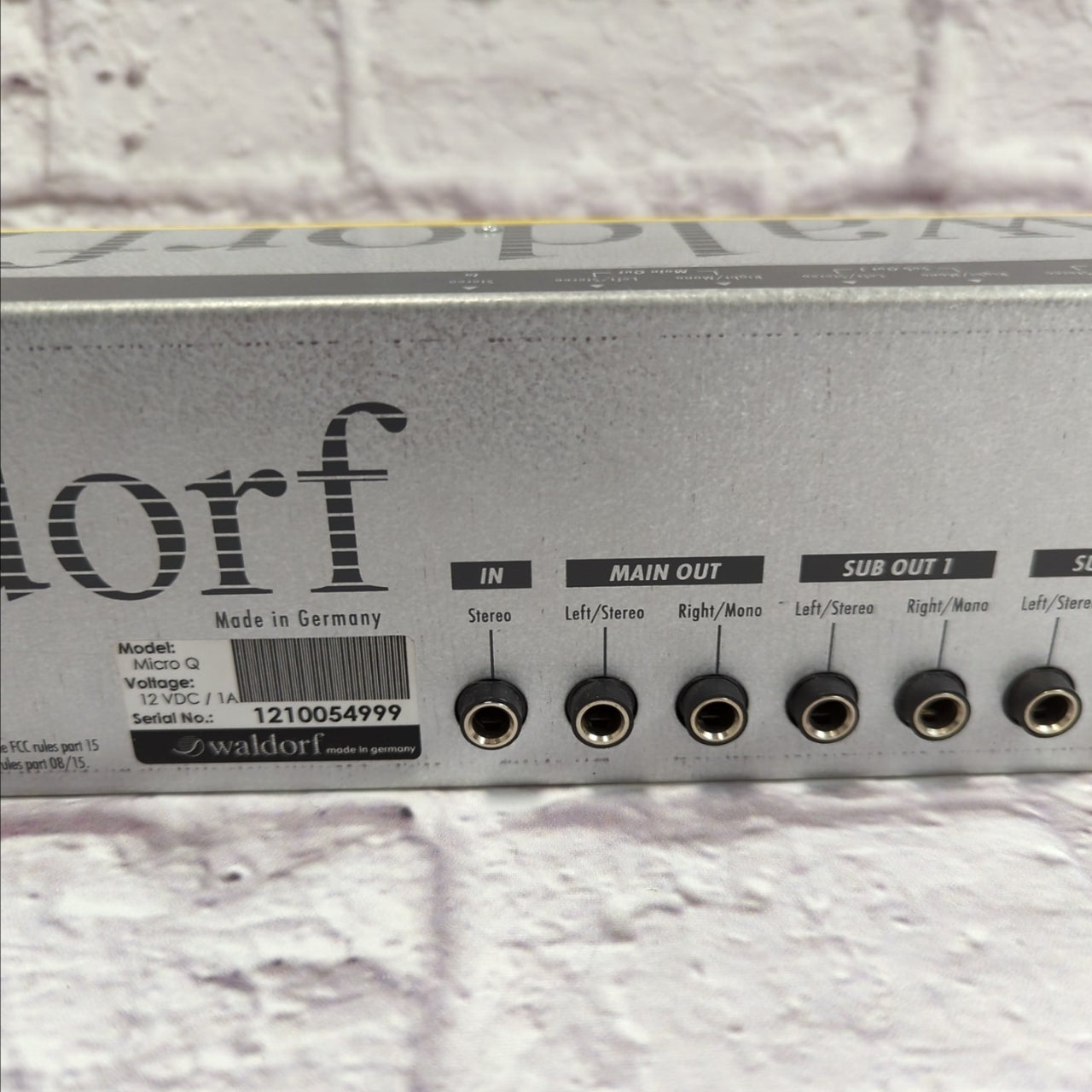 Waldorf Micro Q Rack Synthesizer FOR PARTS OR REPAIR AS IS