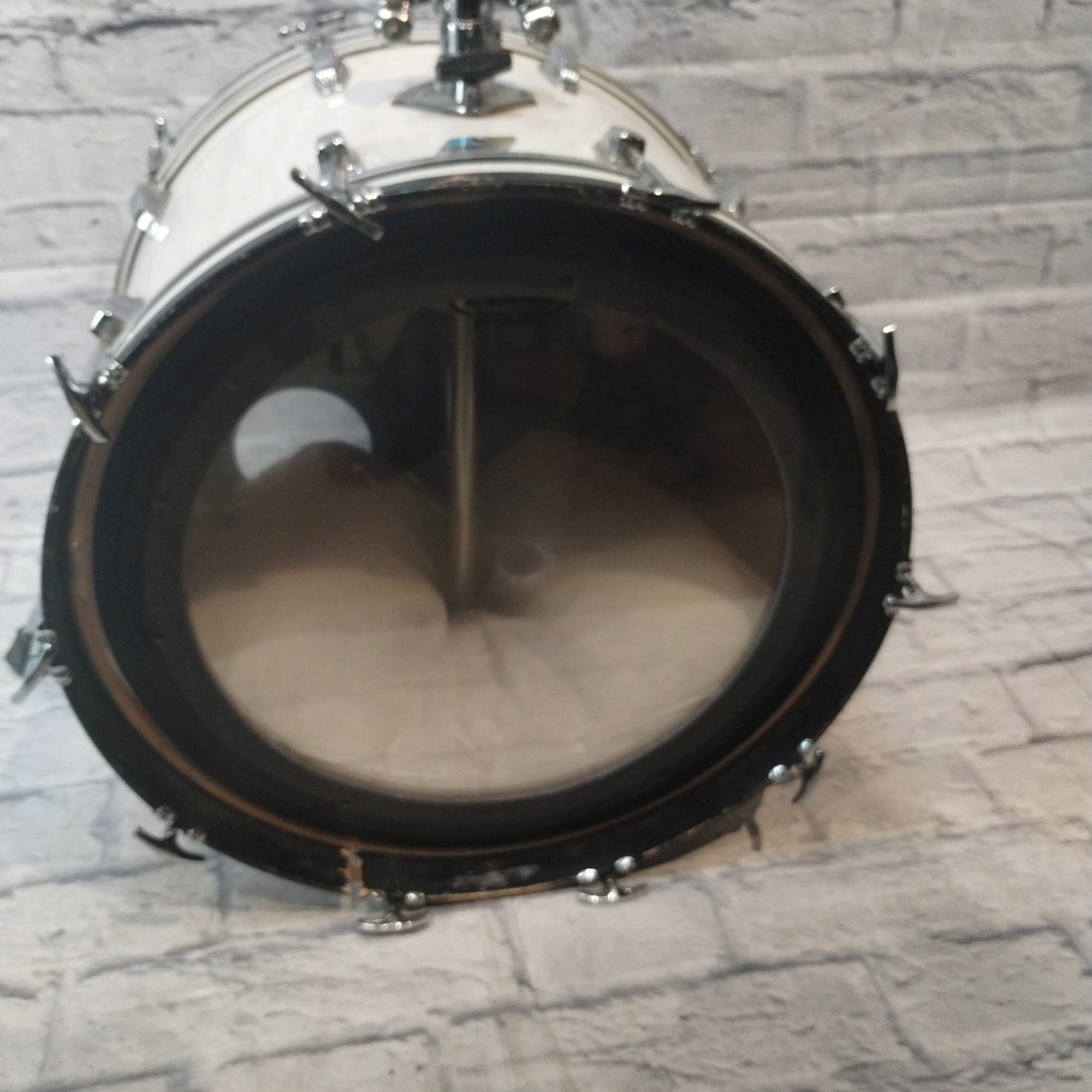 70's Ludwig 22x15 White Bass Drum