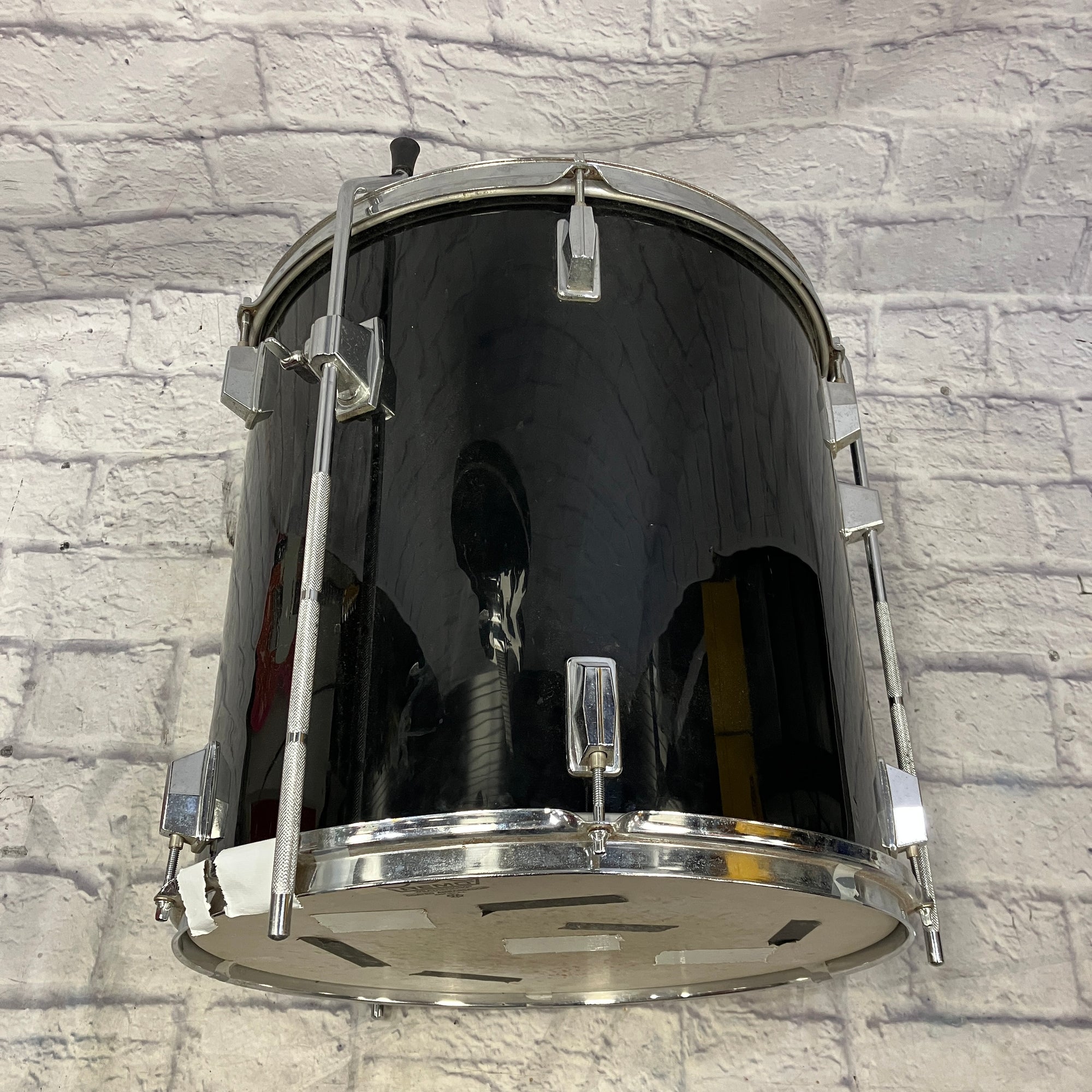 Percussion Plus 16 Black Floor Tom