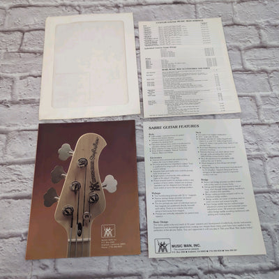 Music Man 1978 Product Catalog and Dealer Materials