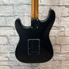 Fender FSR Flat Black Fat Strat HSS Deluxe Series Stratocaster Electric Guitar 2002 MIM