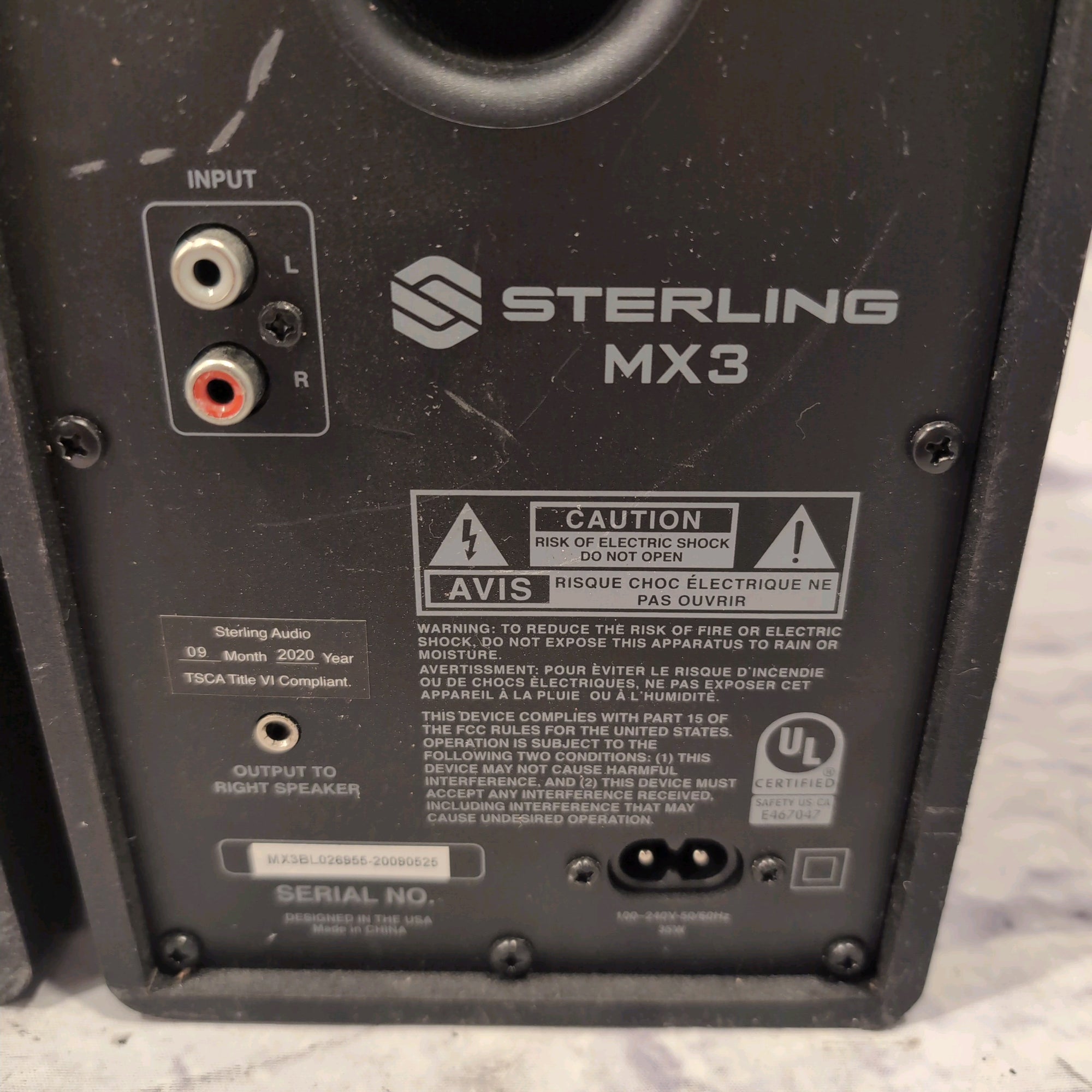 Sterling MX3 Powered Studio Monitor Pair