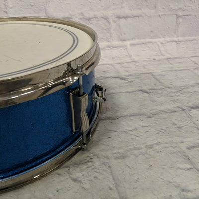 Ludwig Vintage 14x5.5 1966 Pioneer Snare Drum Blue Sparkle