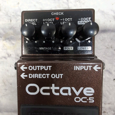 Boss OC-5 Polyphonic Guitar/Bass Octave Pedal