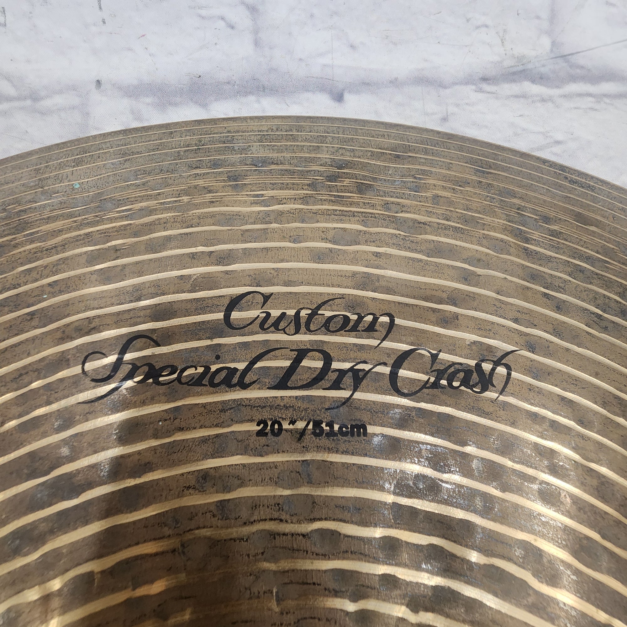 Zildjian 20 K Custom Special Dry Crash Cymbal CRACKED