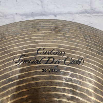 Zildjian 20 K Custom Special Dry Crash Cymbal CRACKED