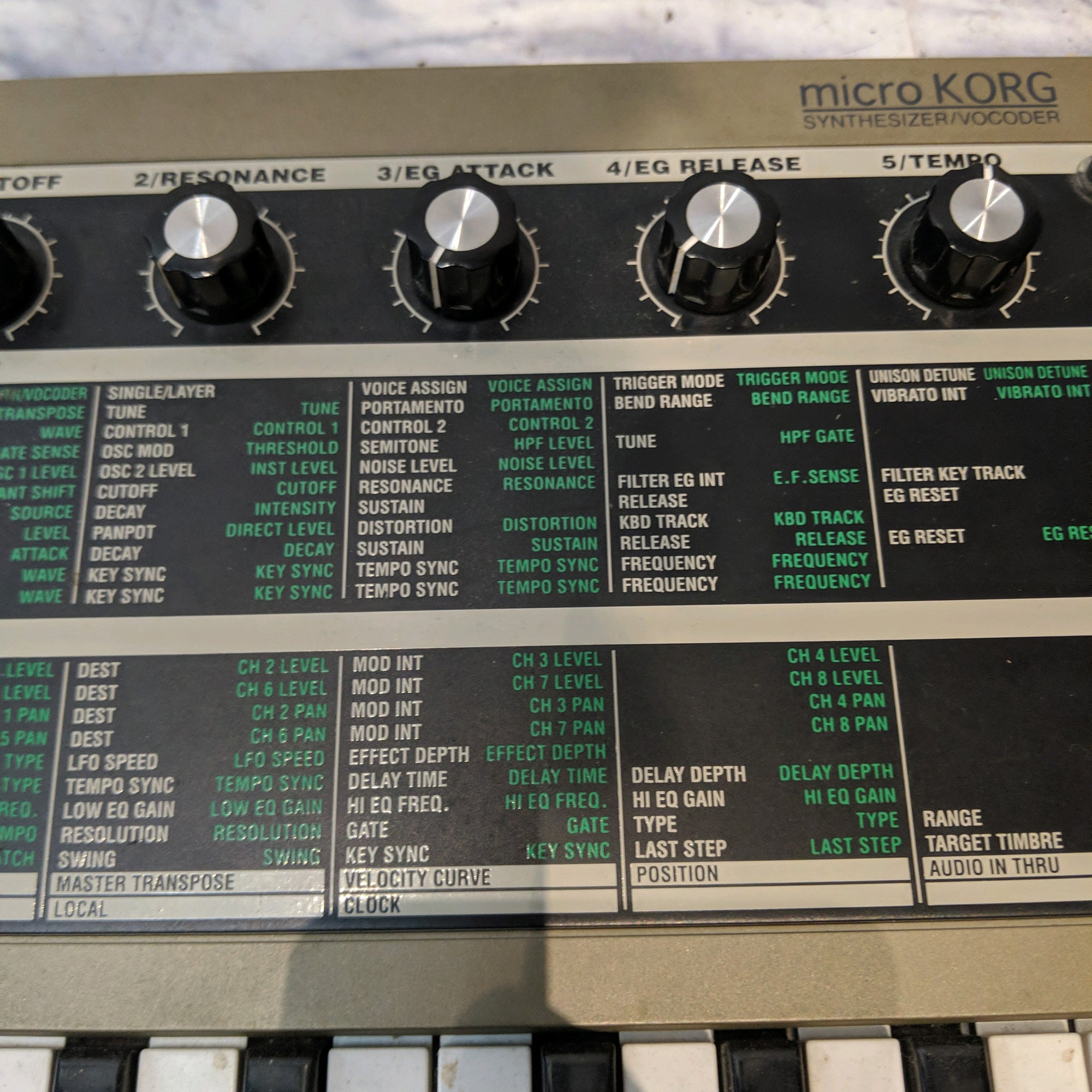 Korg Microkorg ( Missing Microphone) Analog Synth