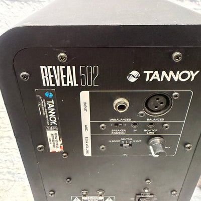 Tannoy Reveal 502 Studio Monitor Pair
