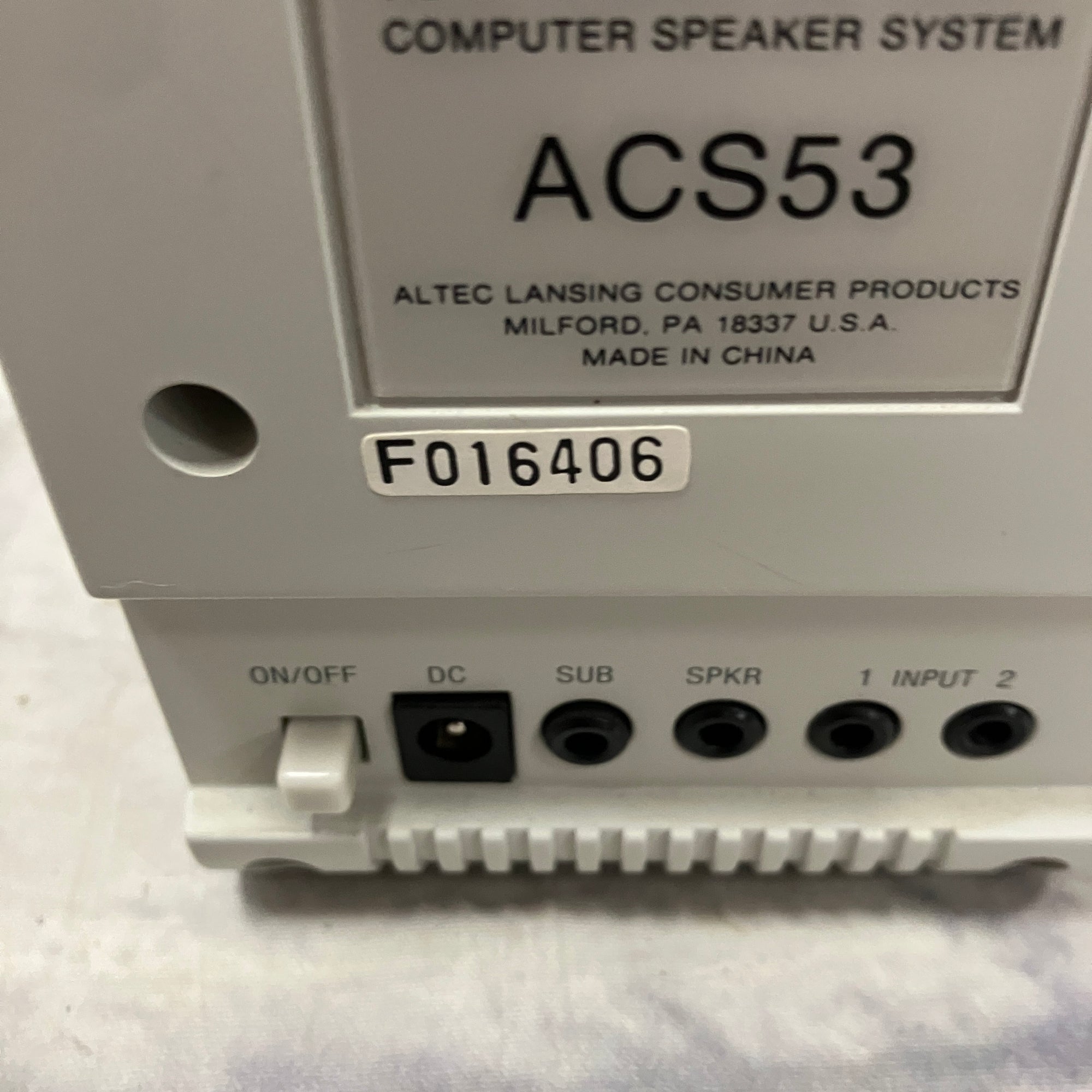 Altec Lansing ACS53 Computer Speakers (Trio)