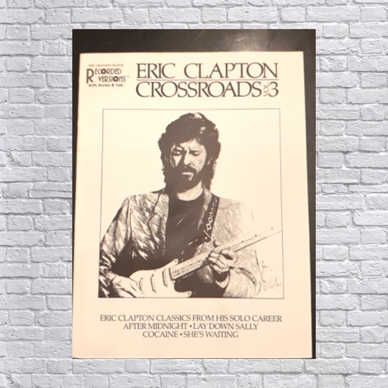 Eric Clapton - Crossroads Vol. 3 Guitar Book
