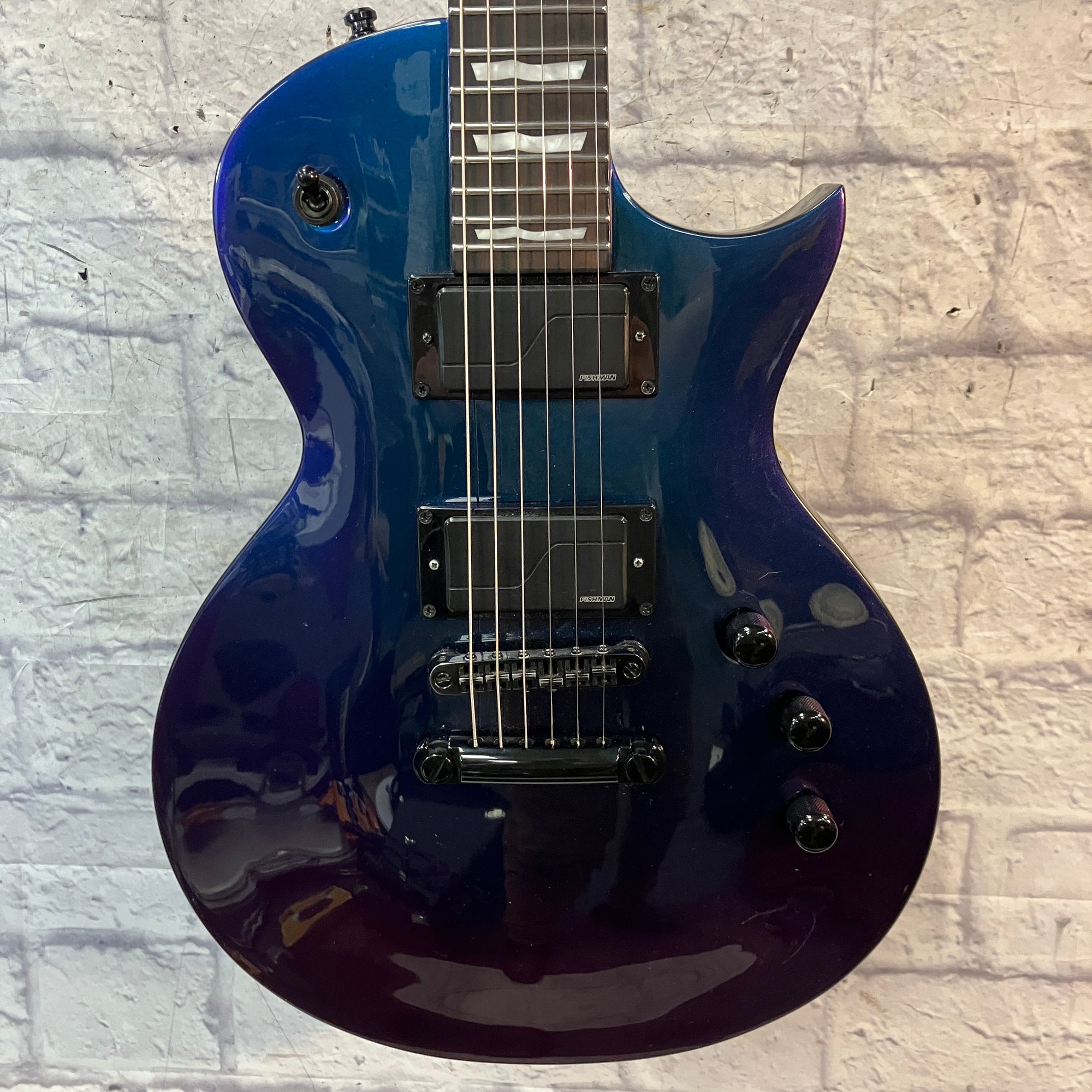 ESP LTD EC-1000 Deluxe Violet Andromeda with Case Electric Guitar