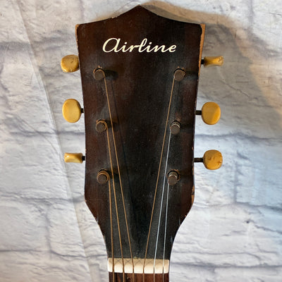 Airline S-5 vintage Parlor  Acoustic Guitar