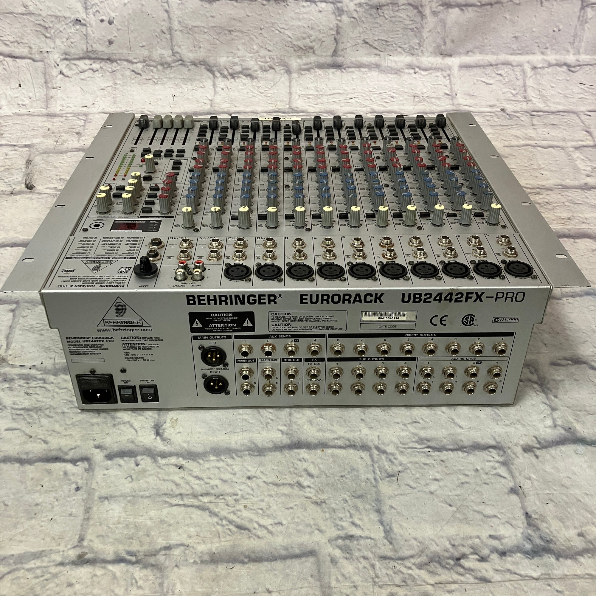 Behringer UB2442FX-Pro Rackmounted Mixer - Evolution Music
