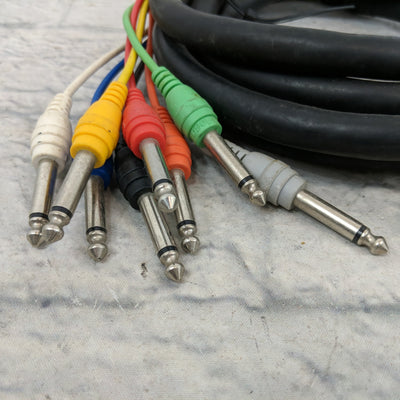 Fujikura 8 Channel  1/4" to 1/4" Snake Cable