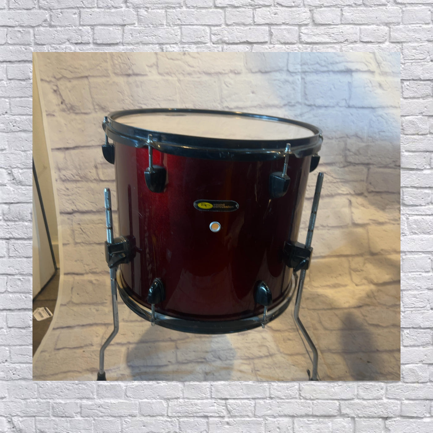 SP Sound Percussion 14 x 14 Floor Tom Deep Red Floor Tom