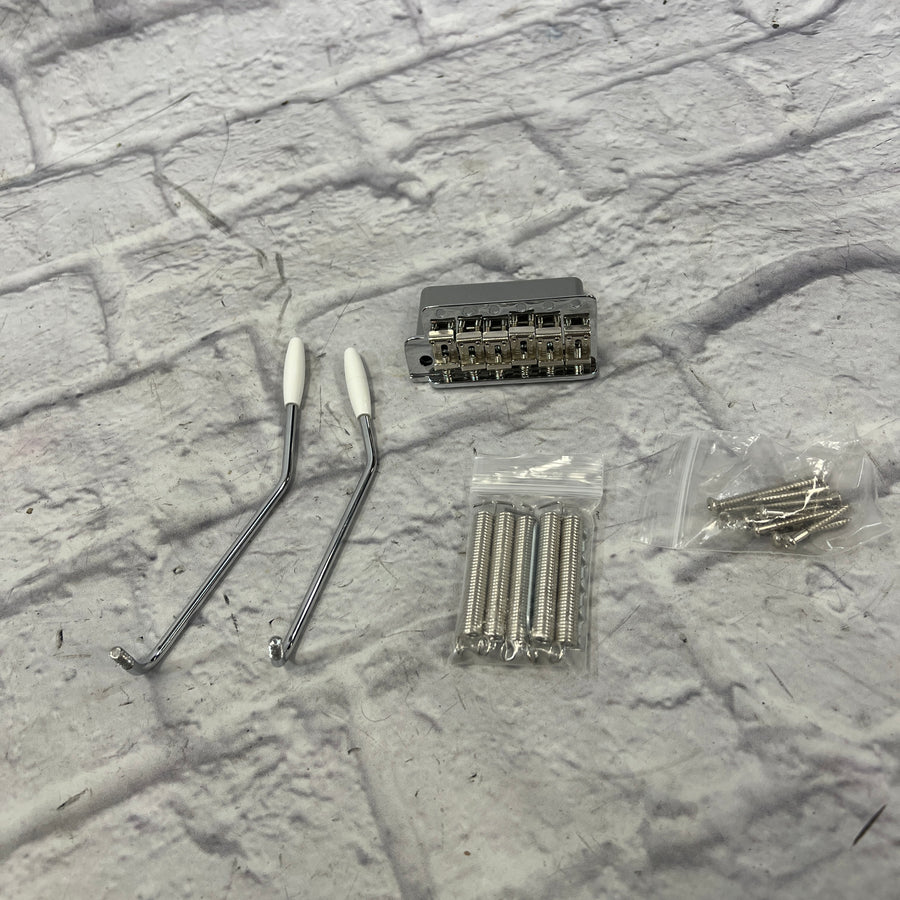 Fender  Left Hand Vintage Trem Bridge Assembly Chrome