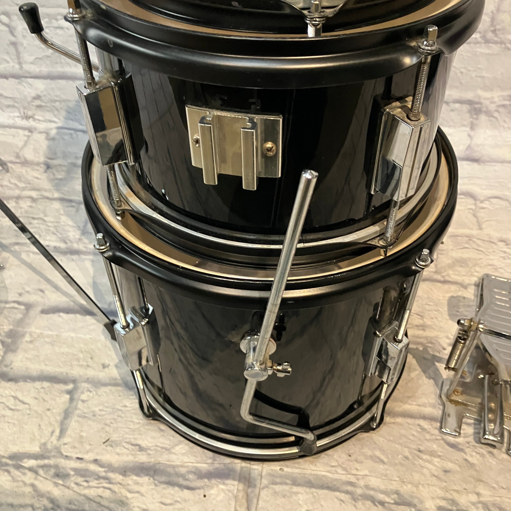 Unknown Kid's Drum Set - Black