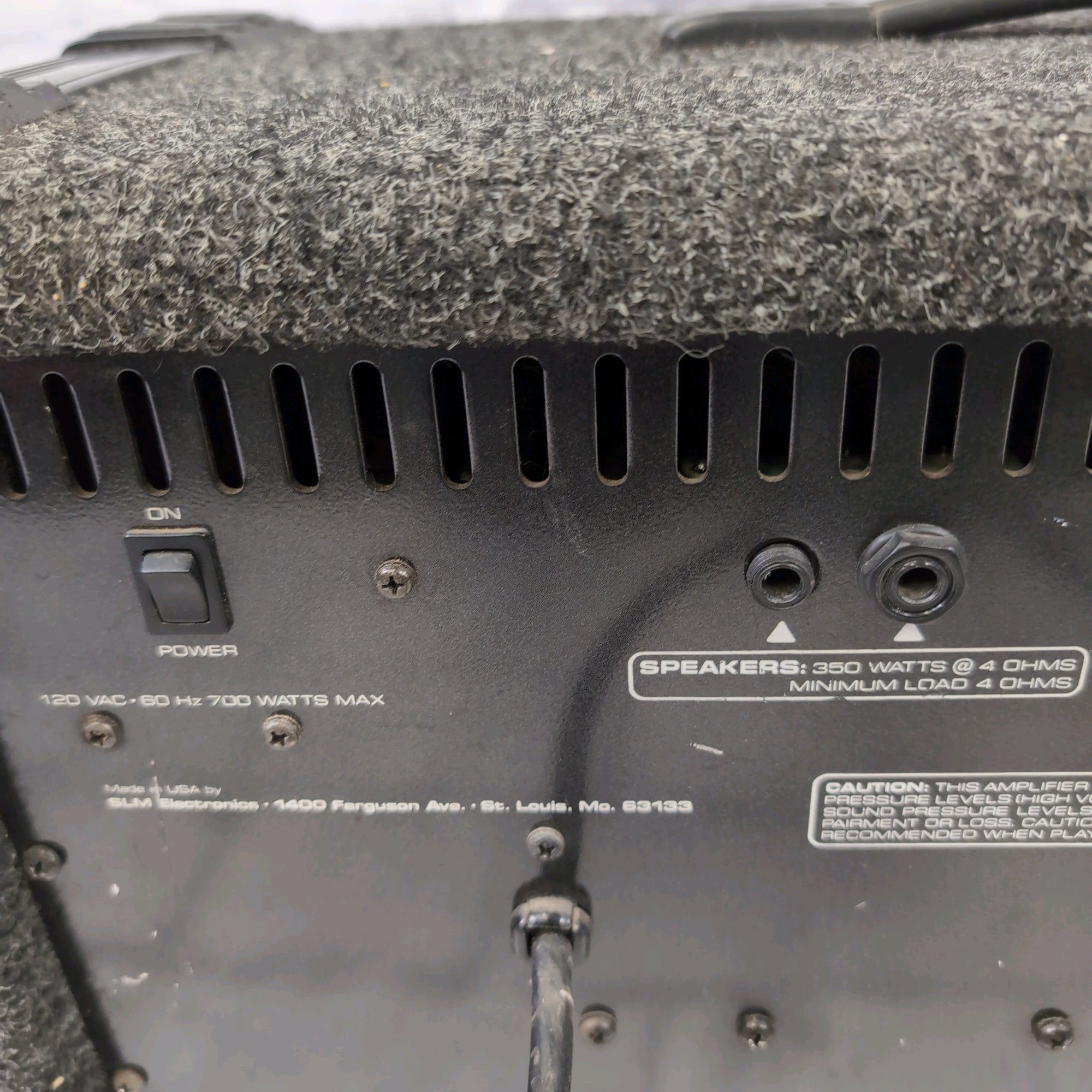 Crate PA-B8350 8-Channel NOT FUNCTIONAL