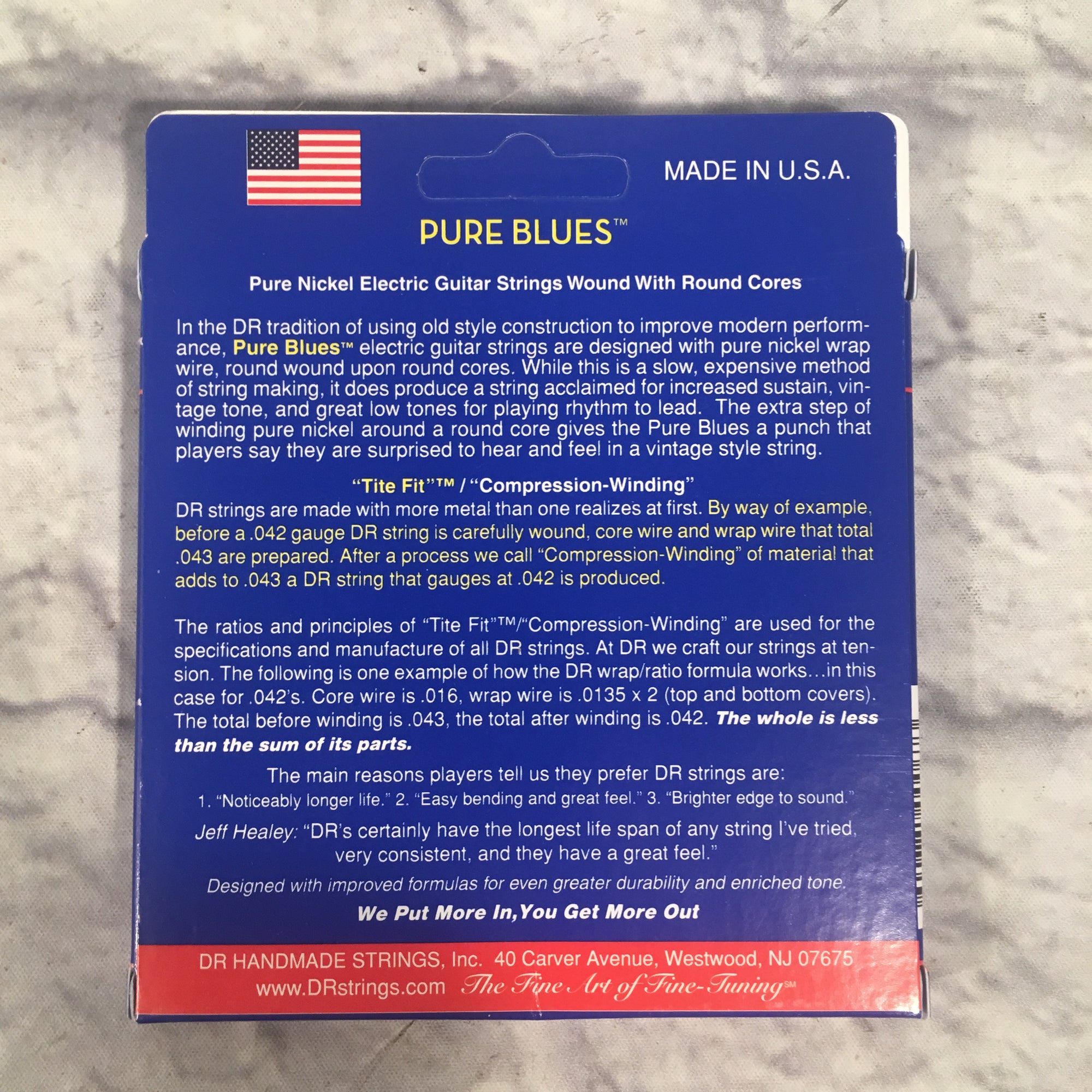 DR Pure Blues Vintage S Lite Nickel Electric Guitar Strings 10-46