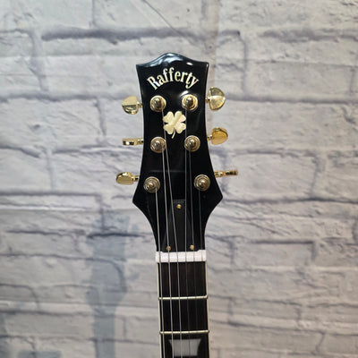 Rafferty Guitars Blue / White LP Style Electric Guitar