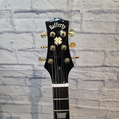 Rafferty Guitars Blue / White LP Style Electric Guitar