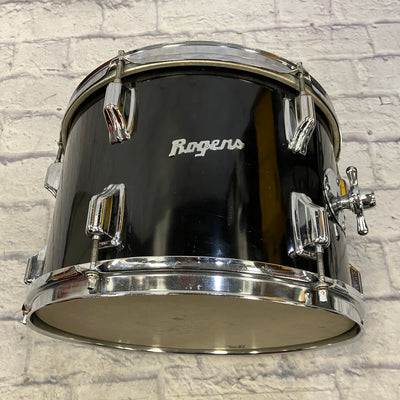 Rogers Script Era 9/7213x9 9x13" Rack Tom Black