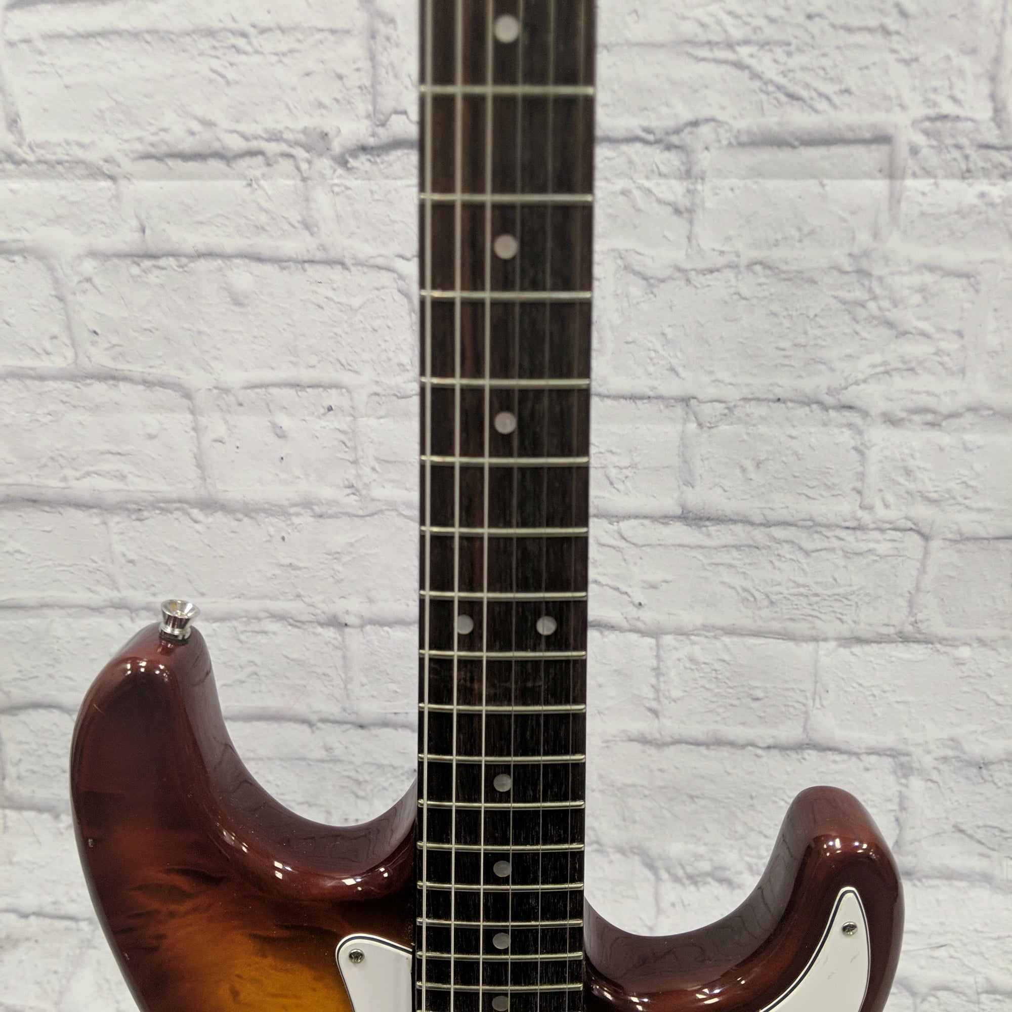 Unknown Partscaster Strat with Lace Sensor Emerald, Silver Purple Pickups