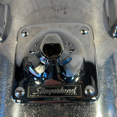 Slingerland 1970s 22 Kick Drum Shell Chrome Over Wood