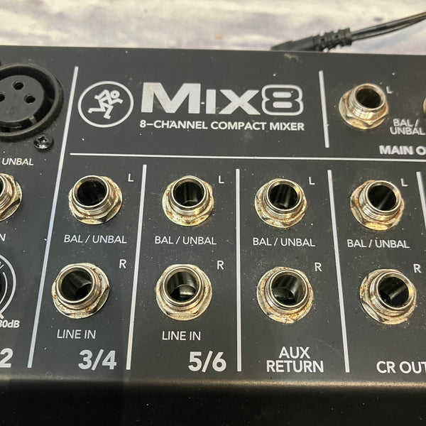 Model 8 Mix Mackie Mix8 8-Channel Compact Mixer - Evolution Music
