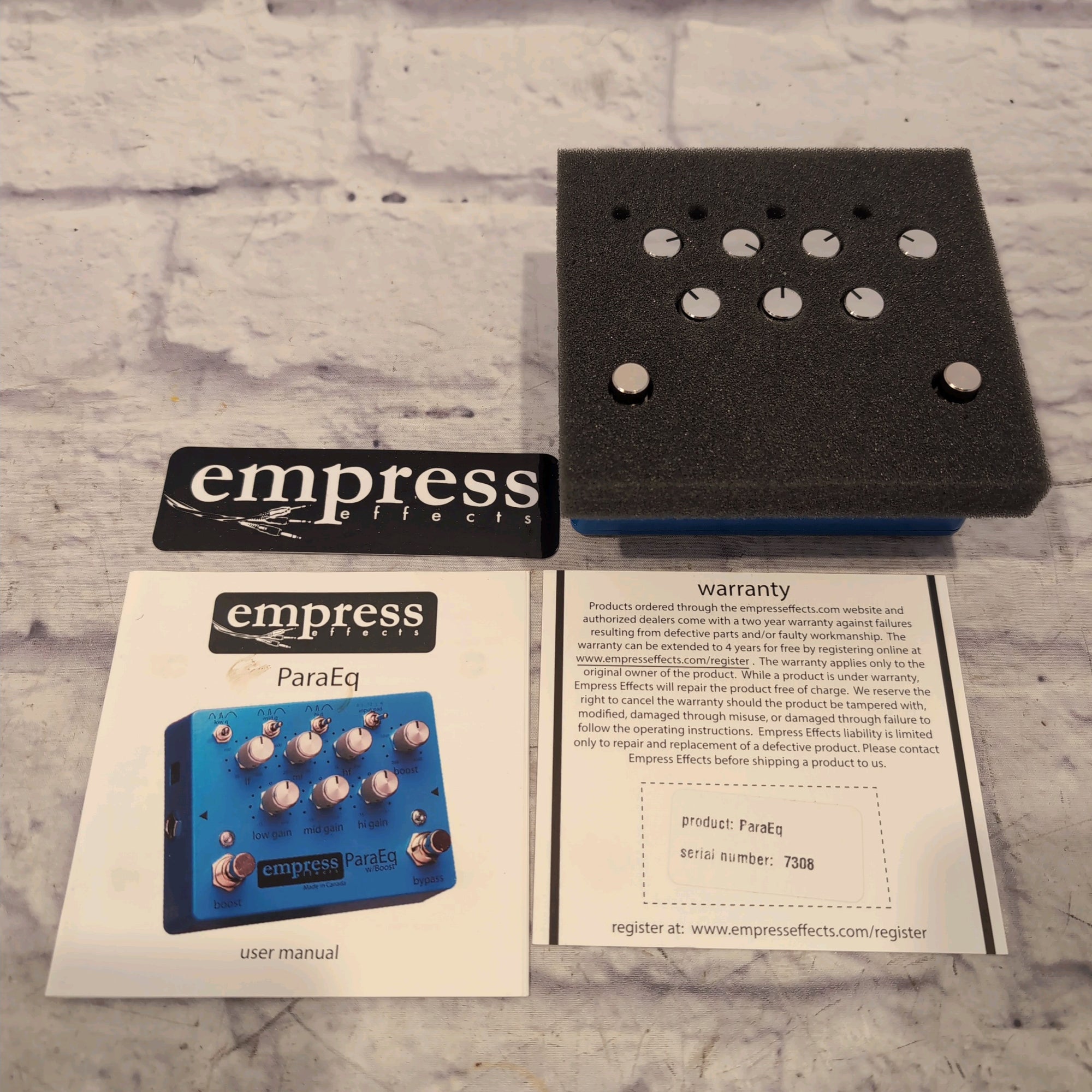 Empress ParaEQ  mk1 Parametric EQ Pedal