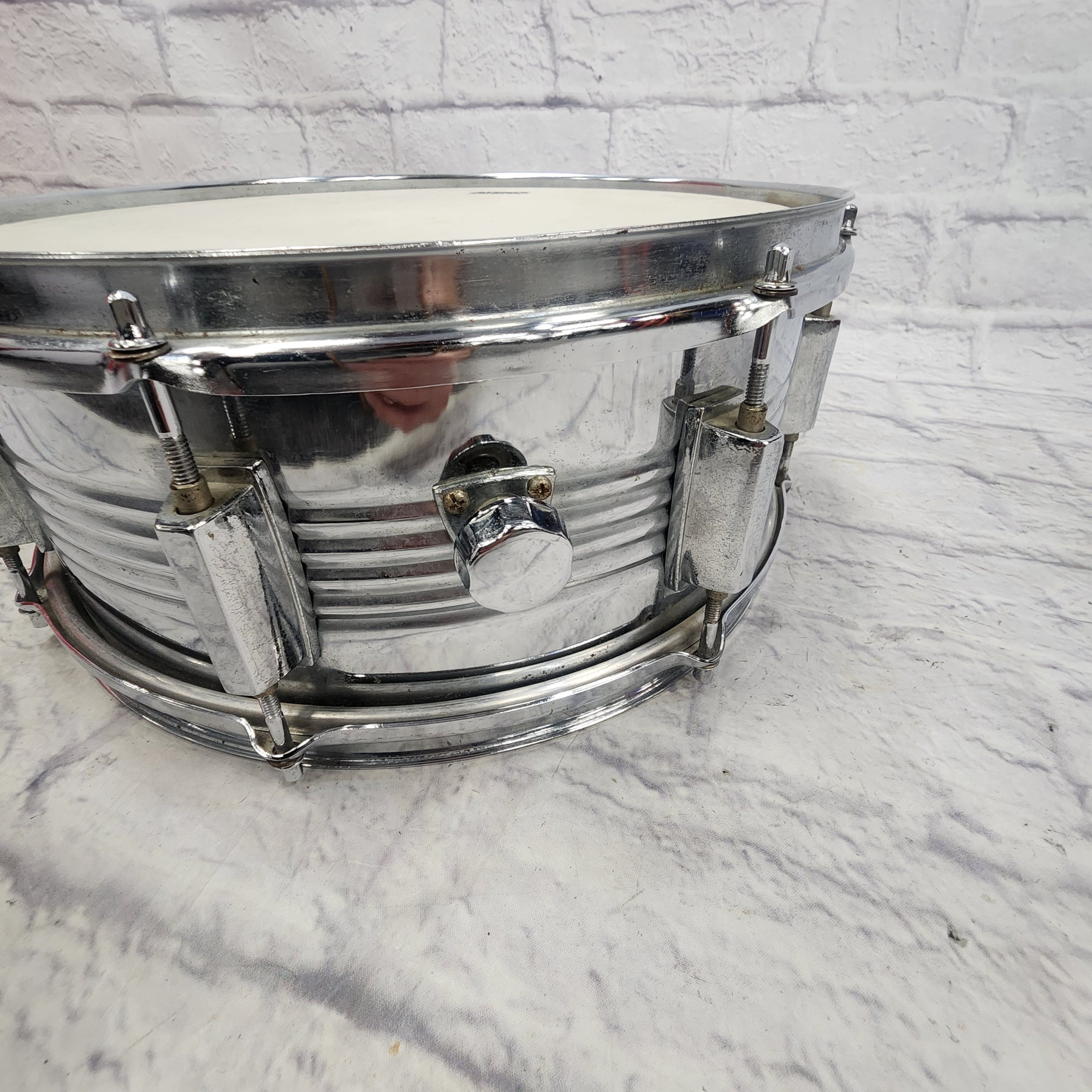 Unknown 14 Steel Shell Chrome Snare