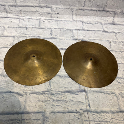Unknown 14" Hi Hat Cymbal Pair