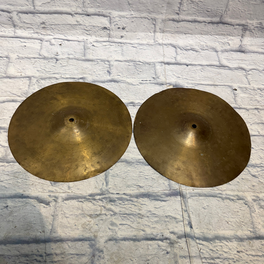 Unknown 14" Hi Hat Cymbal Pair