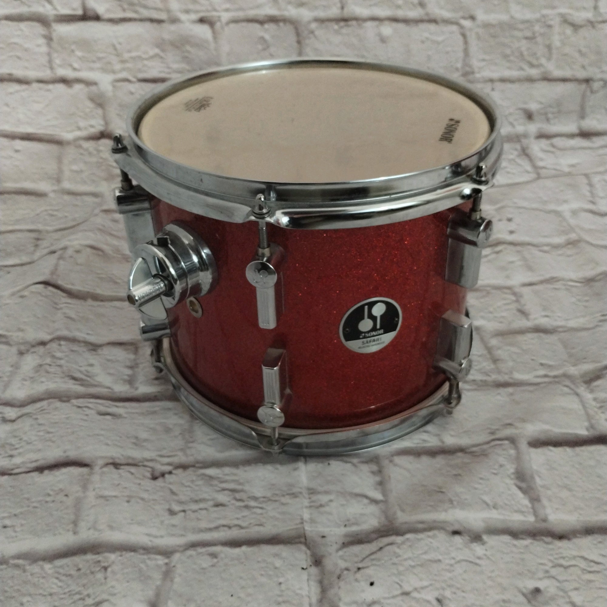 Sonor AQ2 Safari Red Sparkle Drum Kit 10 14 16