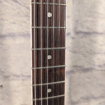 Partscaster Solar Flare Green Squier Body Bound Neck Electric Guitar