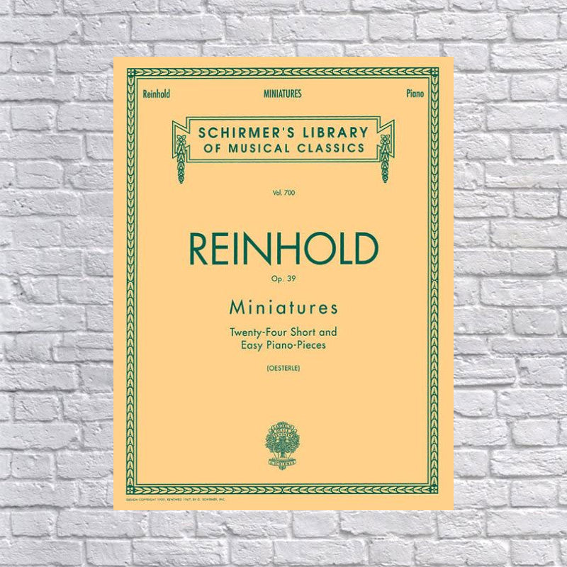 Miniatures  Op. 39 : Schirmer Library of Classics Volume 700 Piano Solo (Paperback)