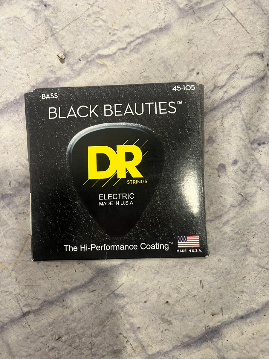 DR Strings BKB-45 45-105 Black Beauties 4-String Bass Strings