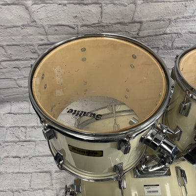 Sunlite 3 Piece Drumset White