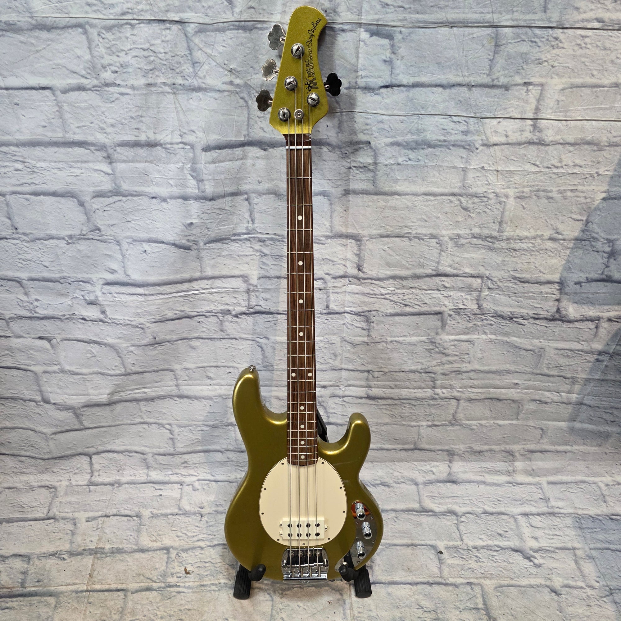 Ernie Ball Music Man Classic Stringray Gold Electric Bass 4 String Bass Guitar
