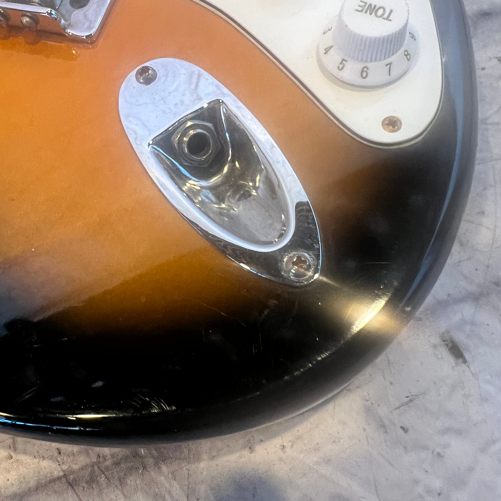 Unknown Plywood Loaded Strat Body Sunburst