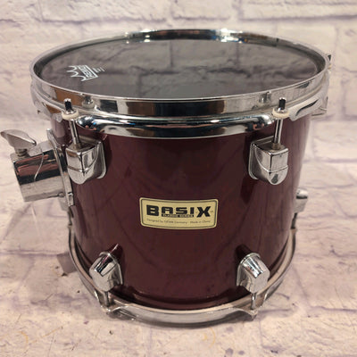Basix 12x10 Rack Tom Dark Red