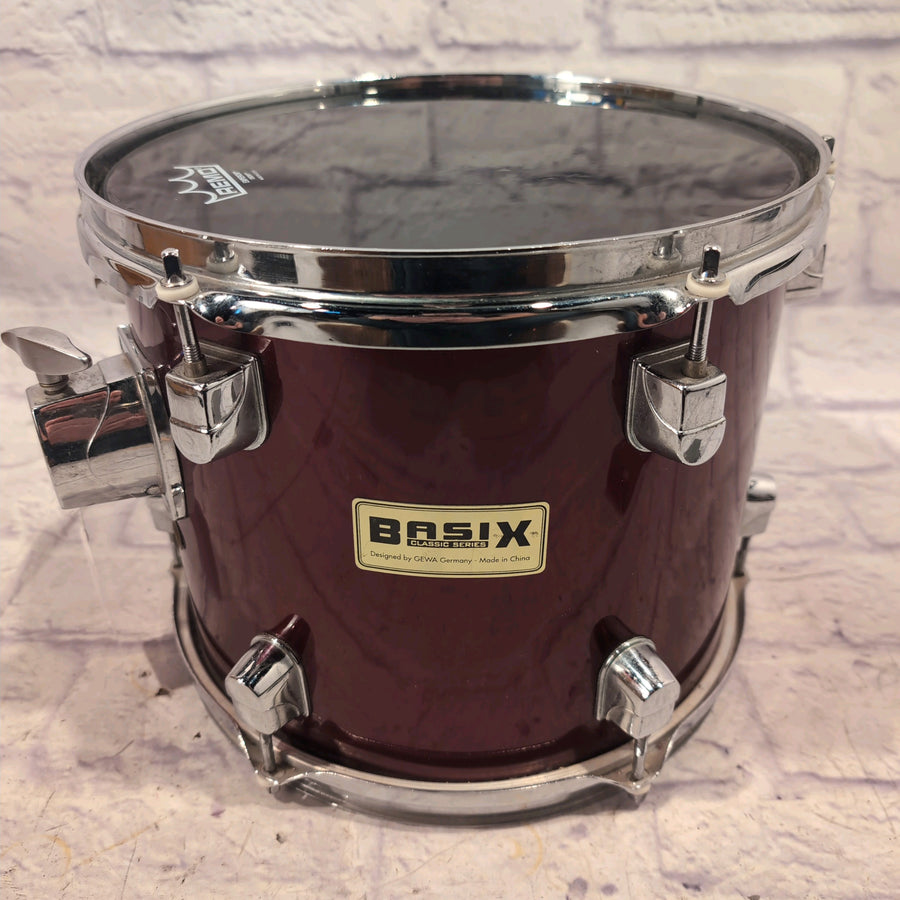 Basix 12x10 Rack Tom Dark Red
