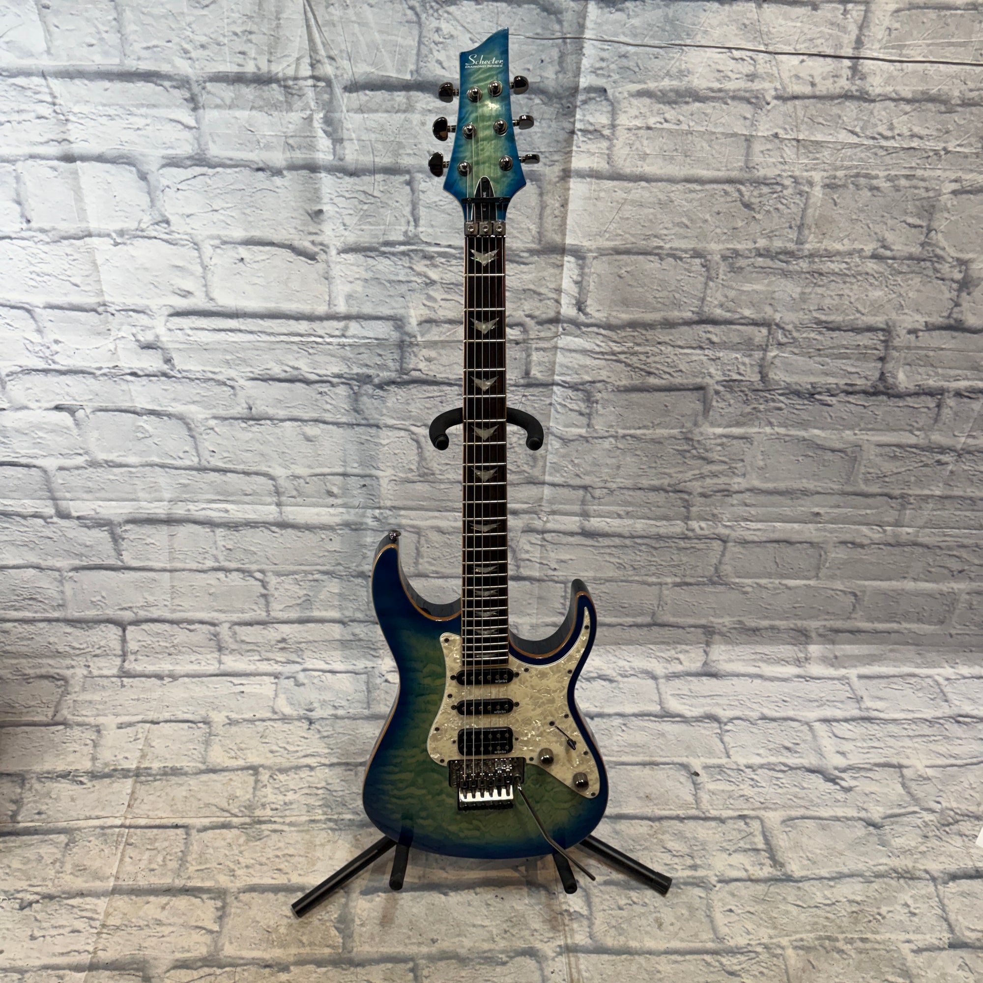 Schecter Diamond Series - Ocean Blue Burst Electric Guitar