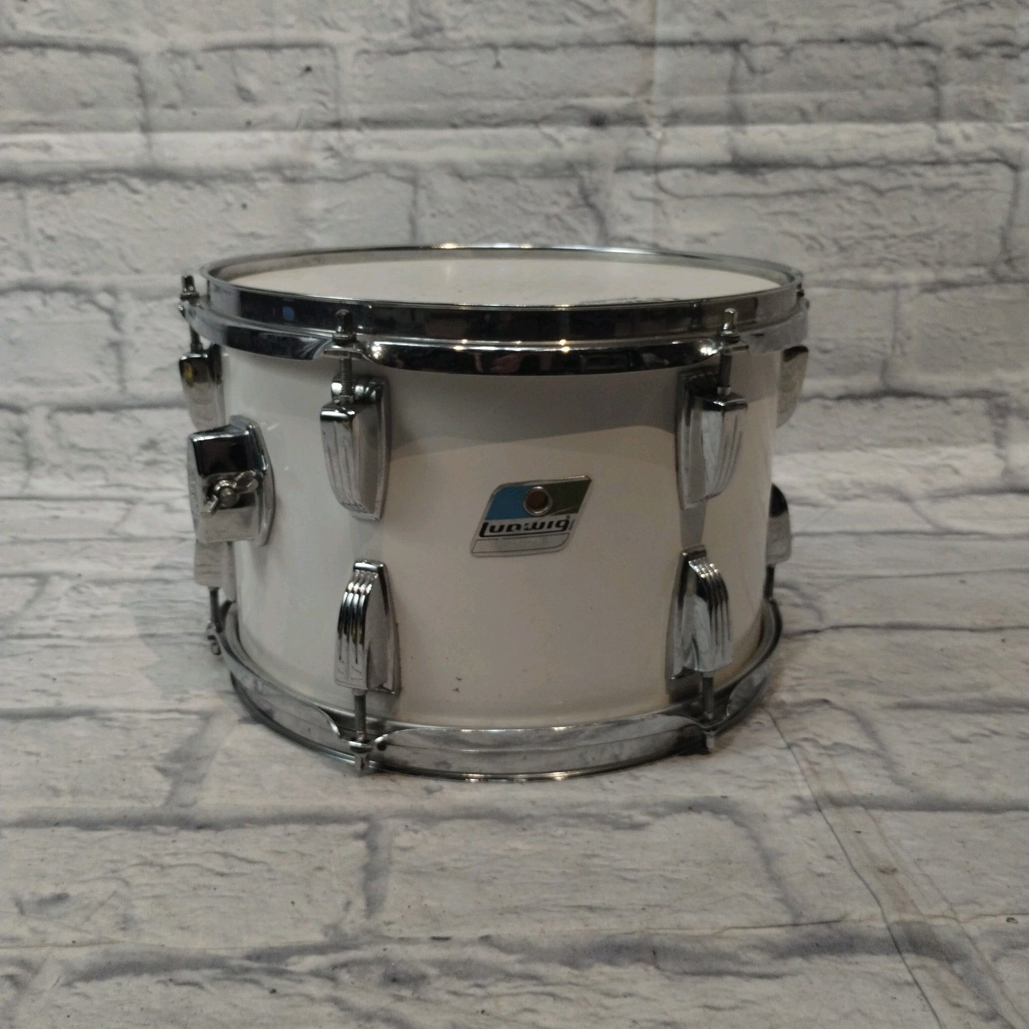 70's Ludwig 8x12 White Rack Rom
