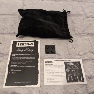 Friedman Dirty Shirley Overdrive Pedal